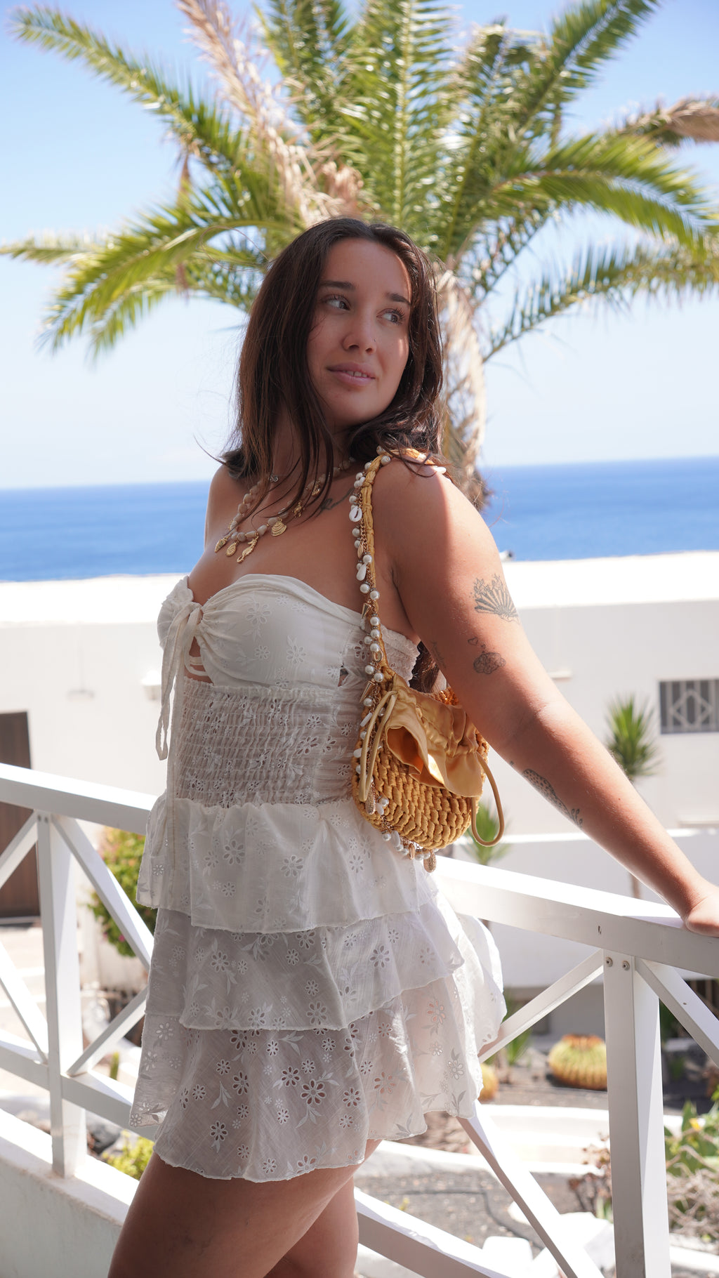 Vestido perforado