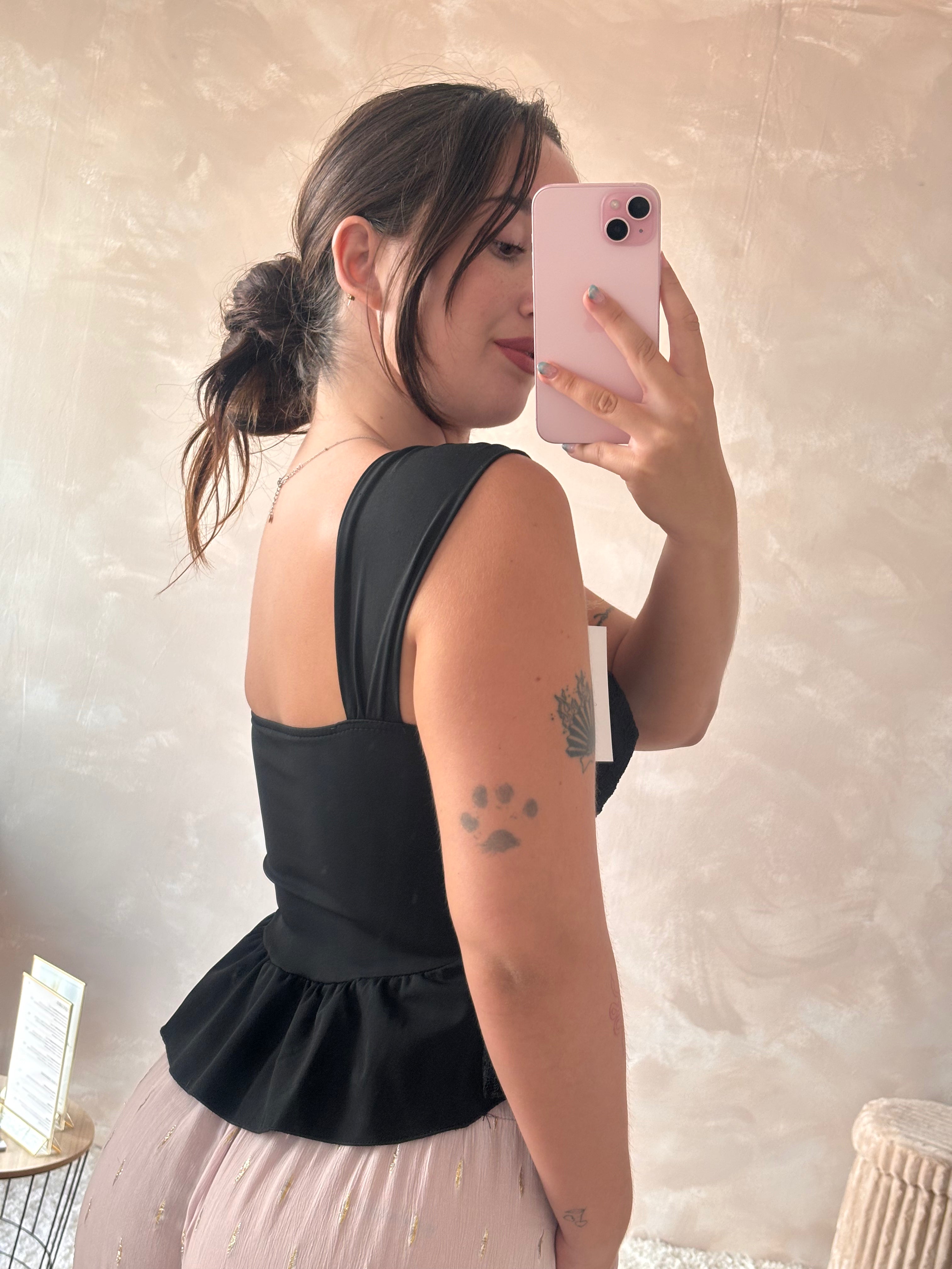 Top encaje